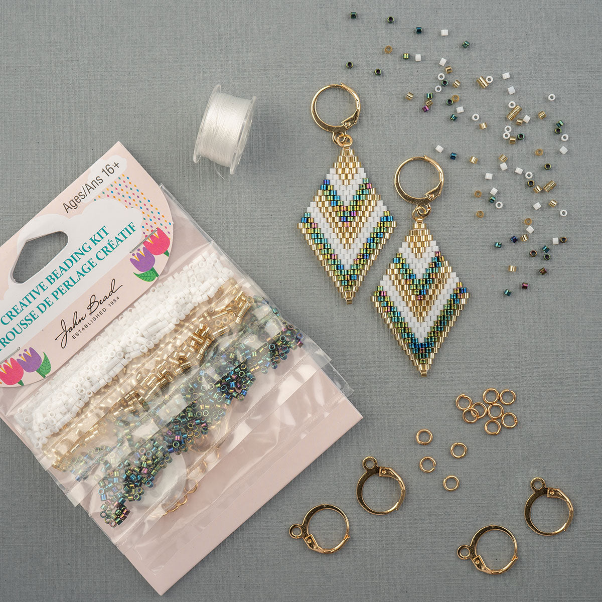 Glass Bead Kit -Manhattan Gold