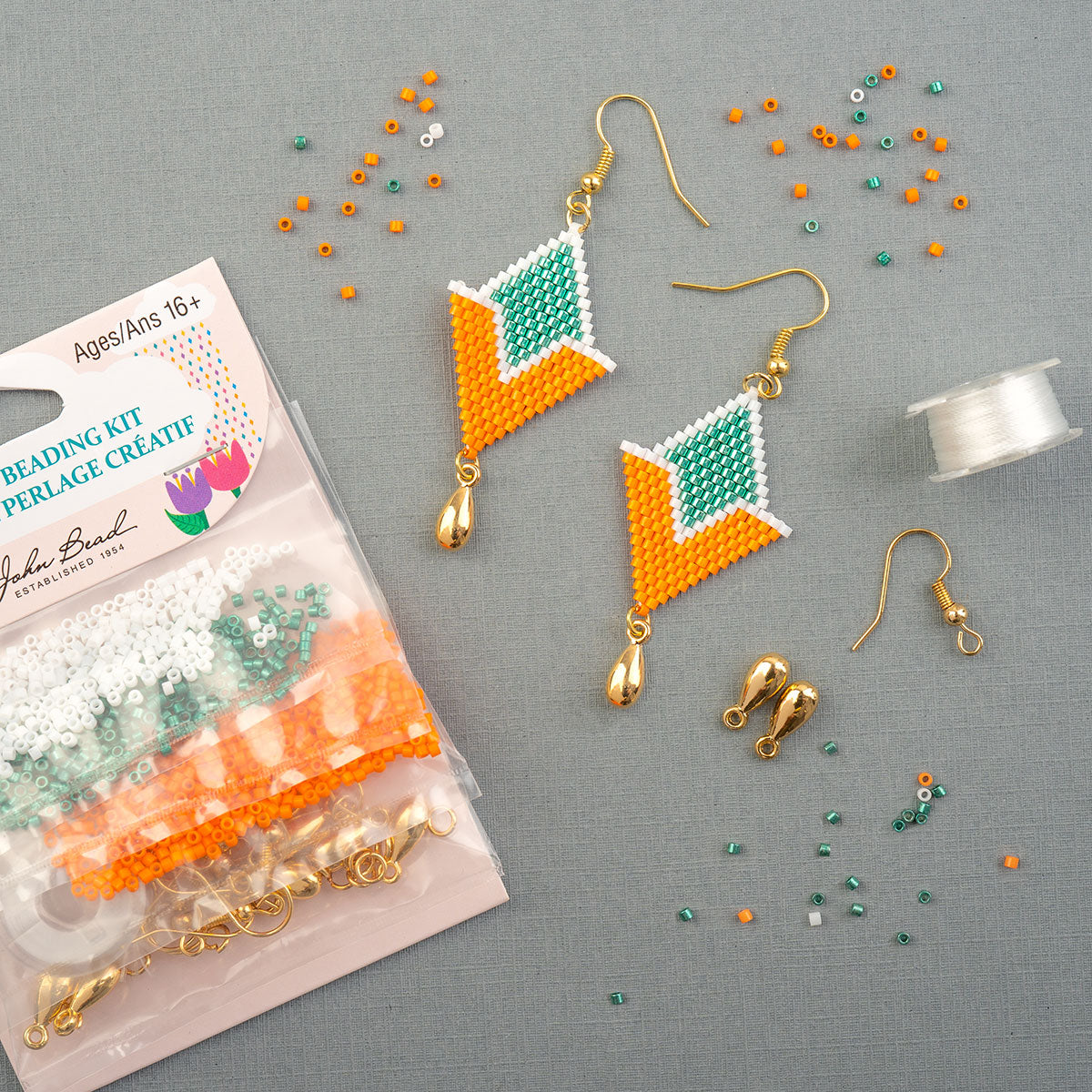 Glass Bead Kit -Boho Geometry