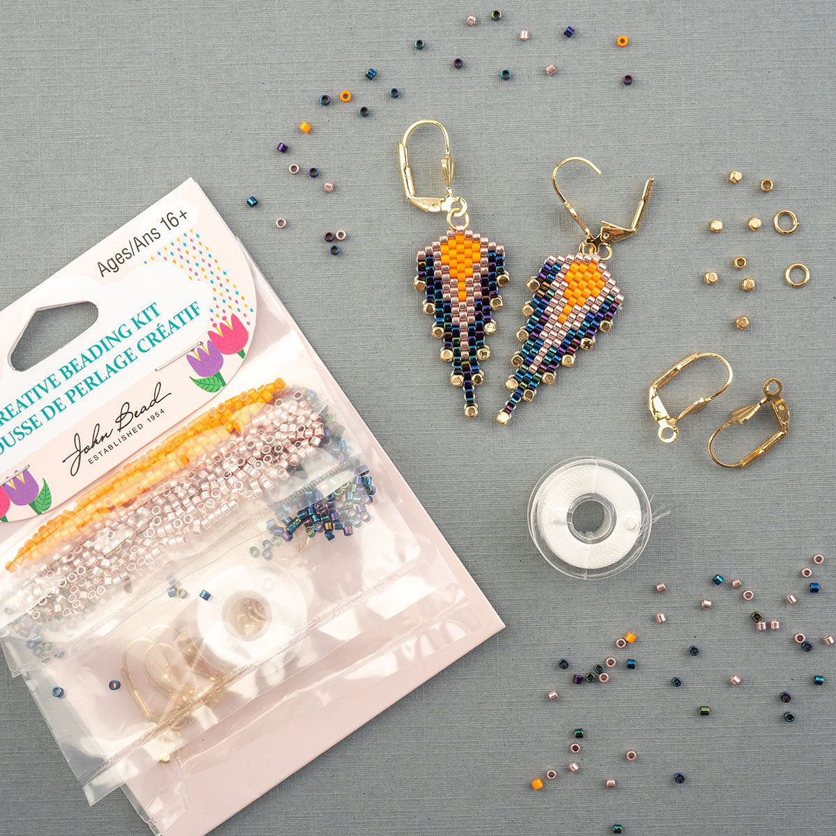 Glass Bead Kit -Fall Leaves