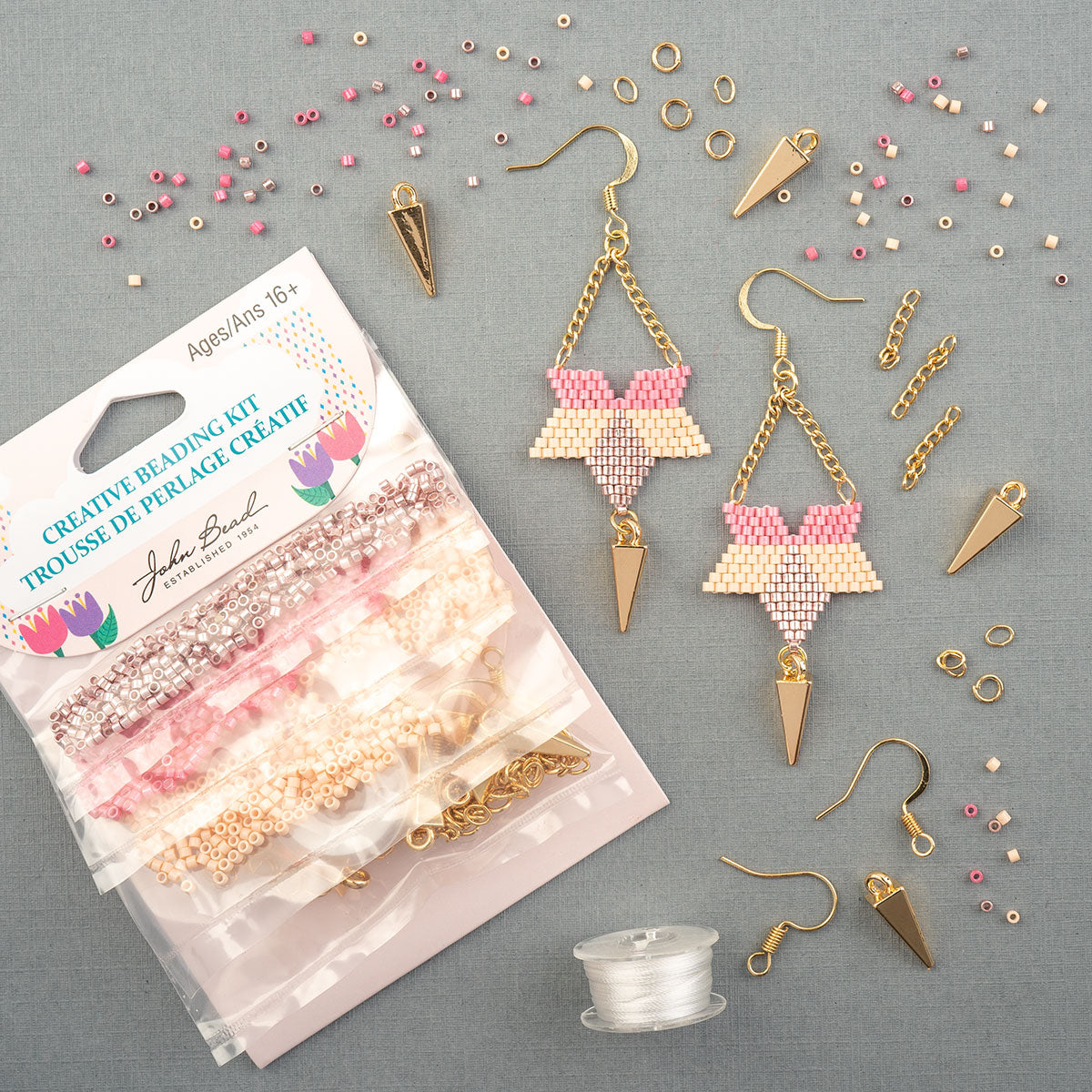 Glass Bead Kit -Stargazer Lily
