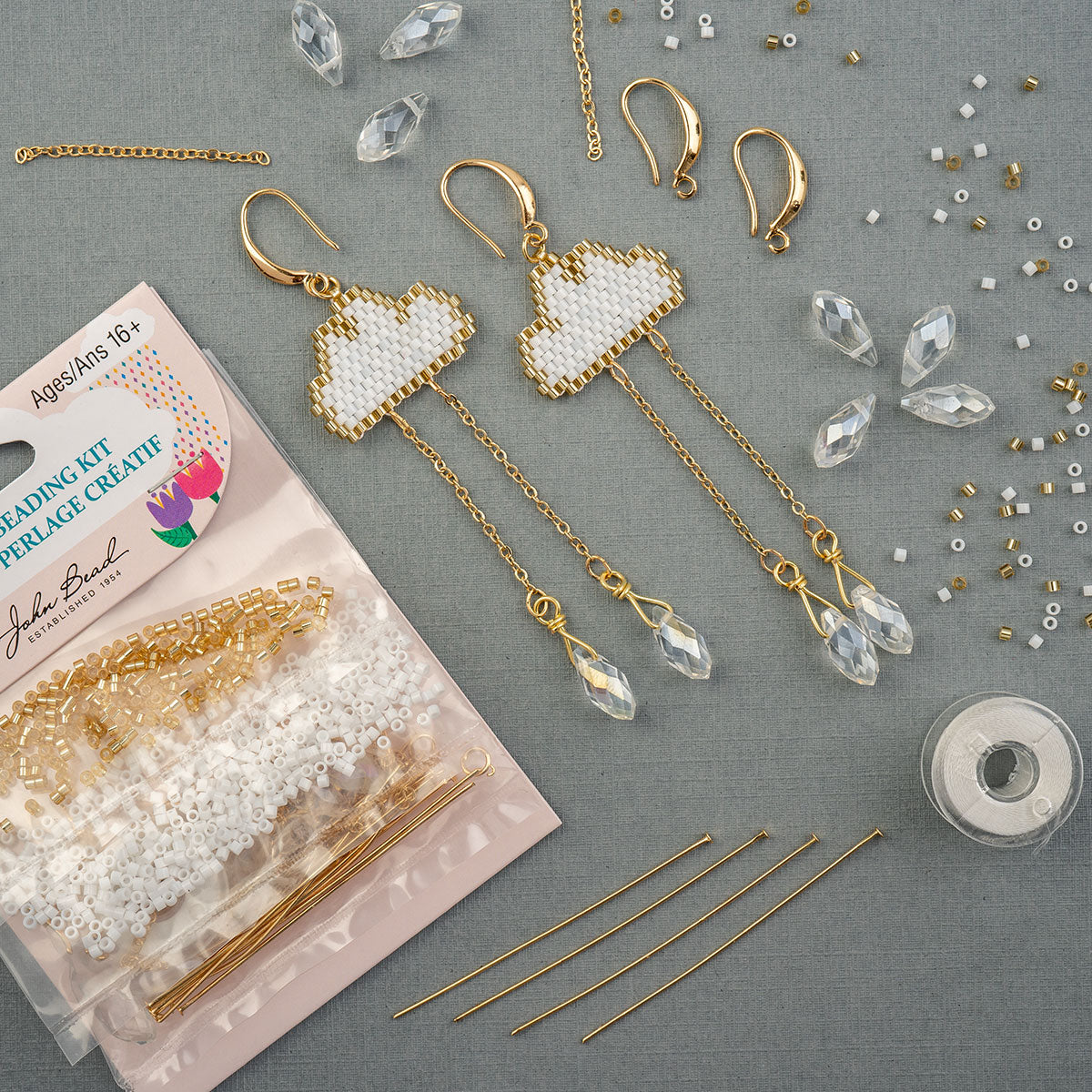 Glass Bead Kit -Crystal Cumulus